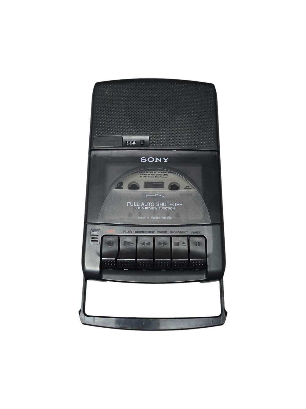 Vintage Sony Portable Cassette Tape Recorder Player TCM-929 Music / Audio